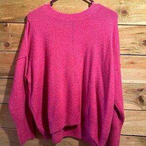 Vince camuto pink sweater size M